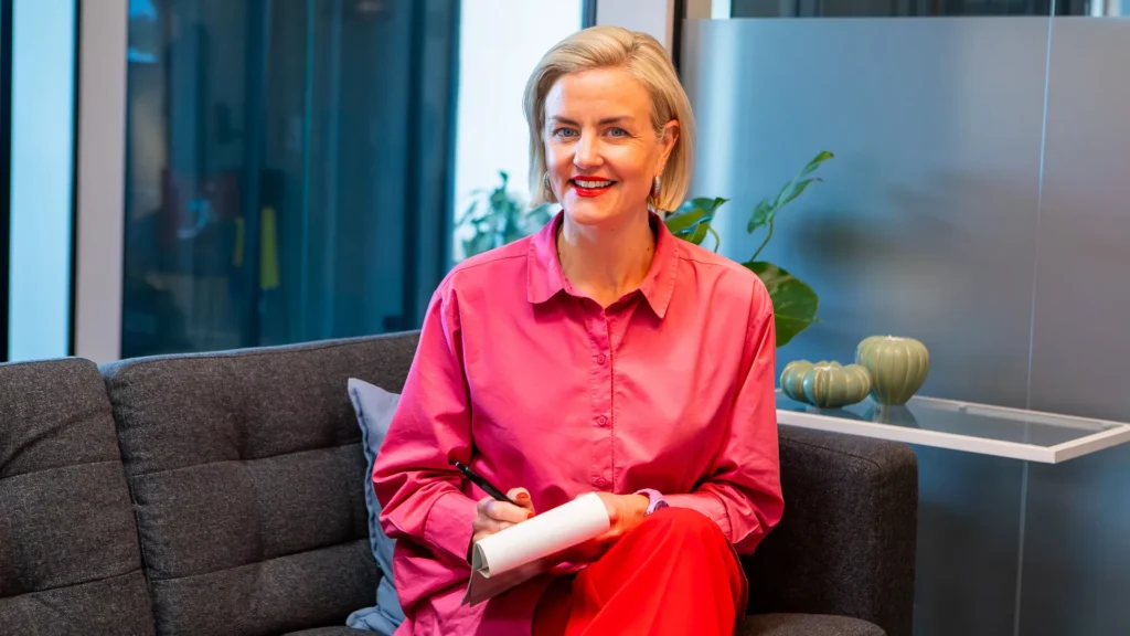 Anna-Carin Abrahamsson, redaktör för Fokus Finspång på Totalmedia.