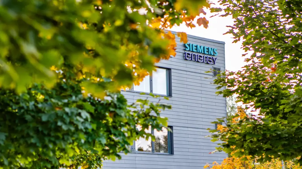Skylt Siemens Energy
